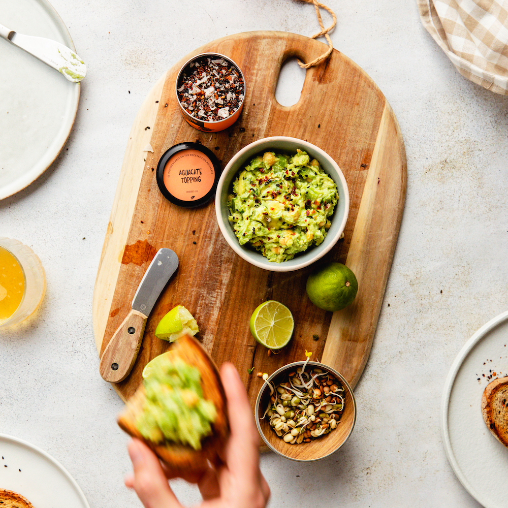 Ensalada de garbanzos y aguacate Receta JUST SPICES