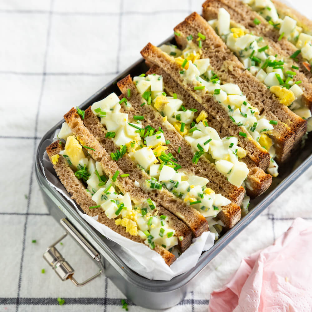 Sandwich de ensalada de huevo