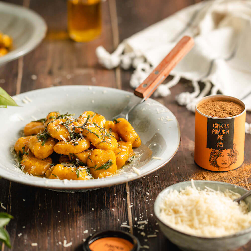 Ñoquis de calabaza con mantequilla de salvia