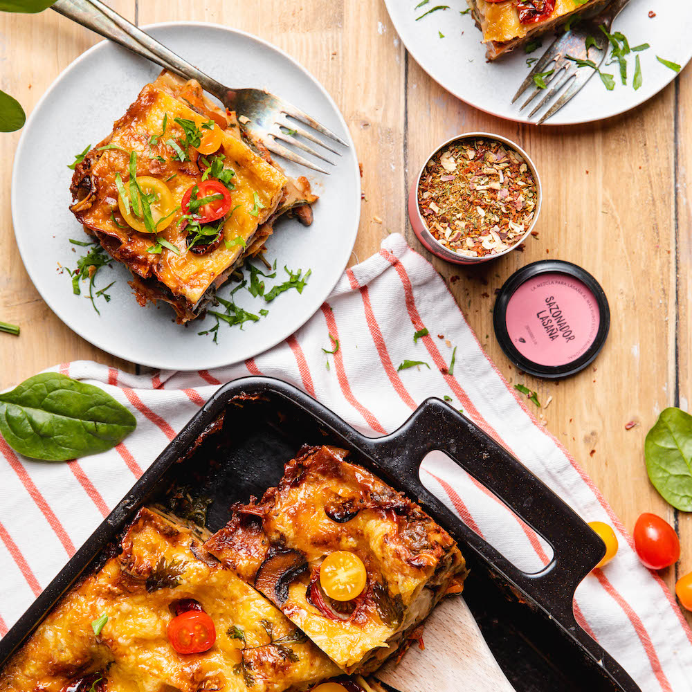 Lasaña vegana