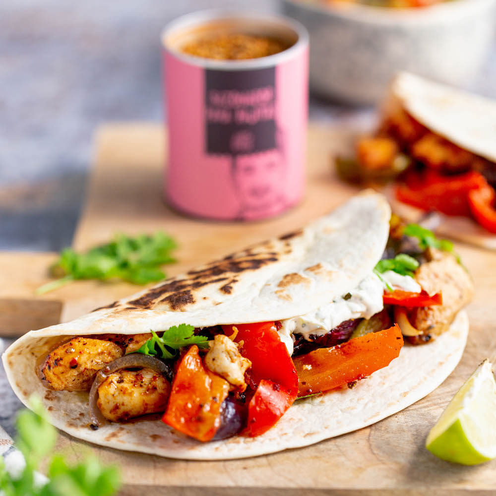 Fajitas de pollo