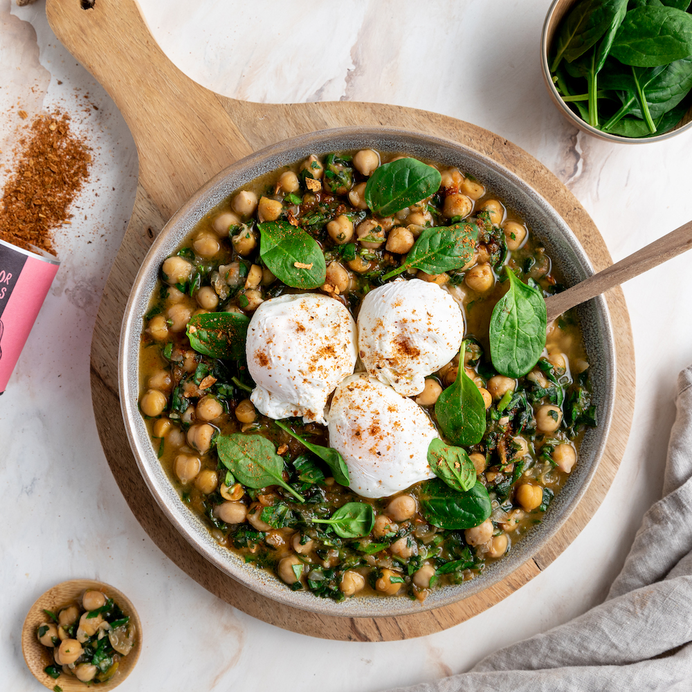 Garbanzos con espinacas Receta JUST SPICES