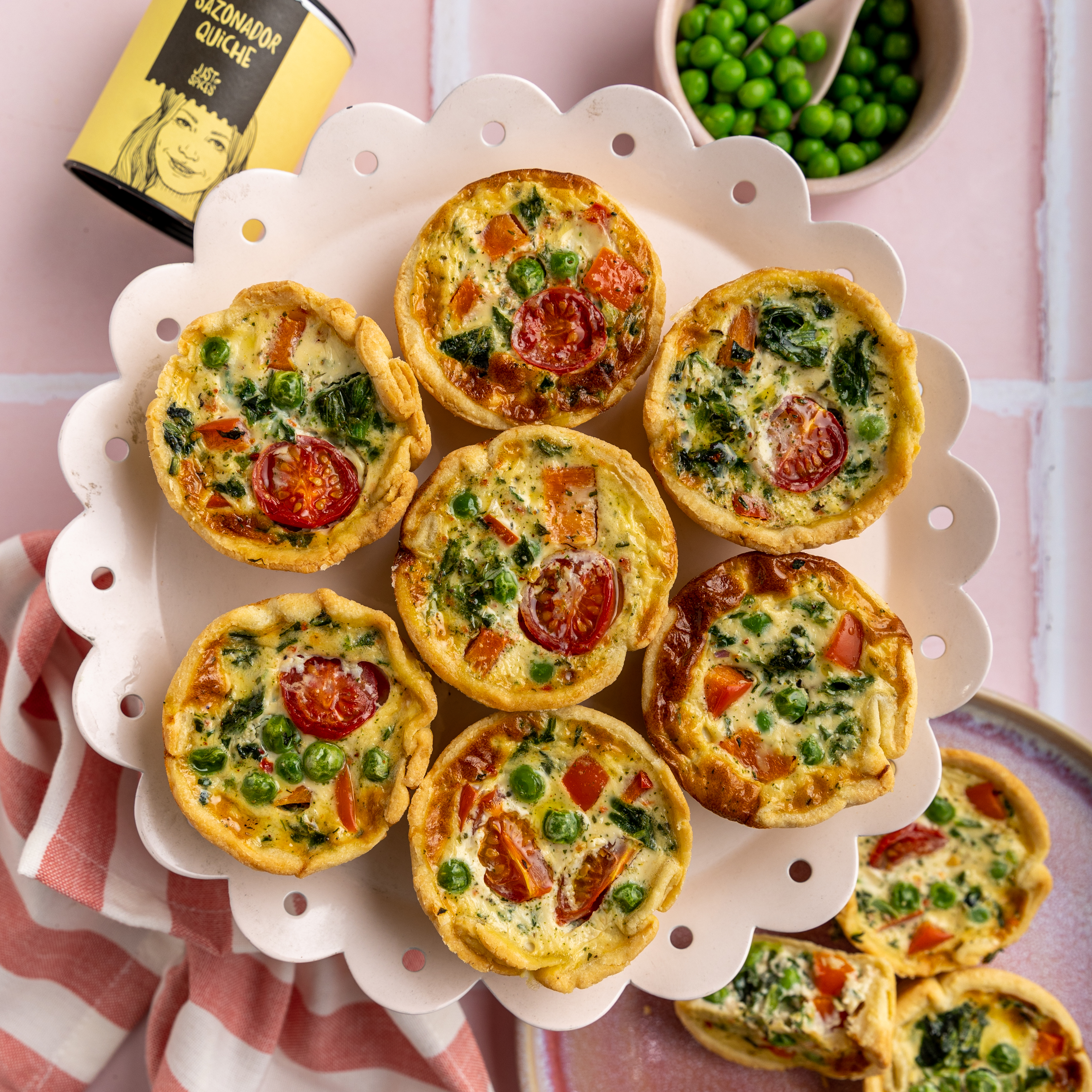 Mini quiches de verduras