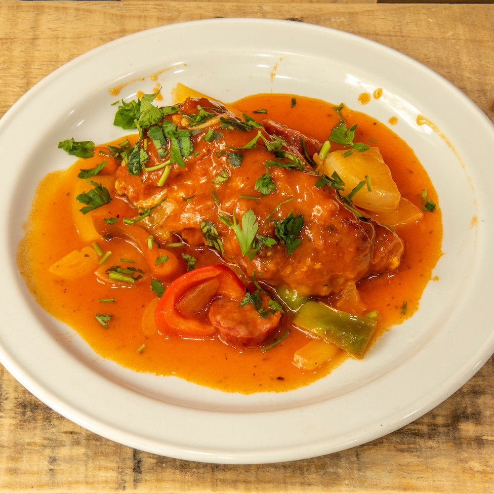 Bacalao a la vizcaína