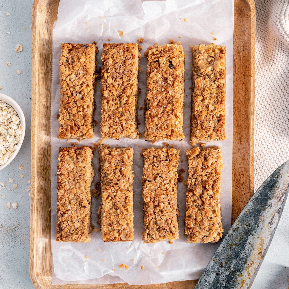 Barritas de avena flapjacks