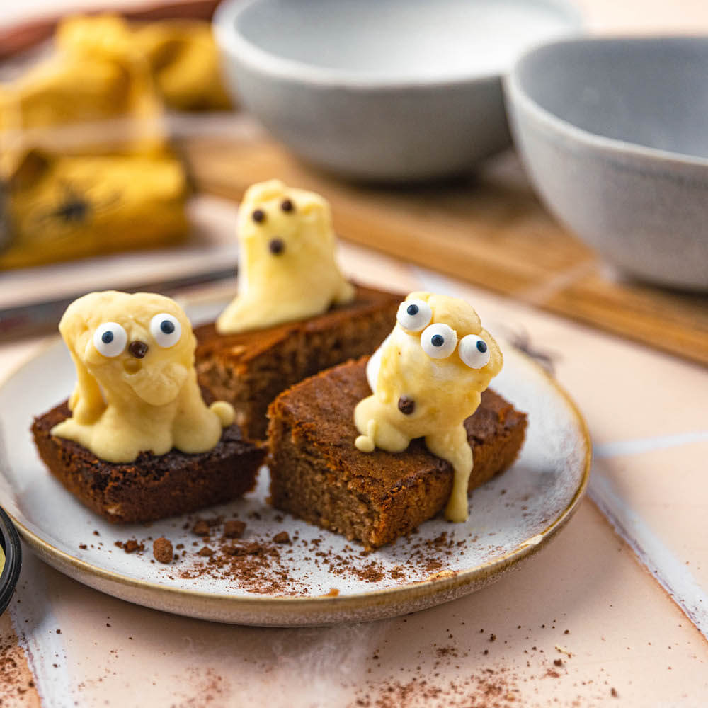 Brownies fantasmagóricos de Halloween