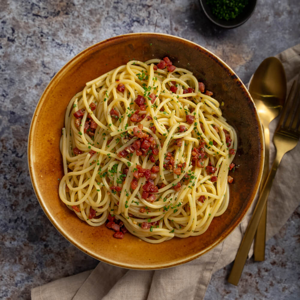 Espaguetis carbonara