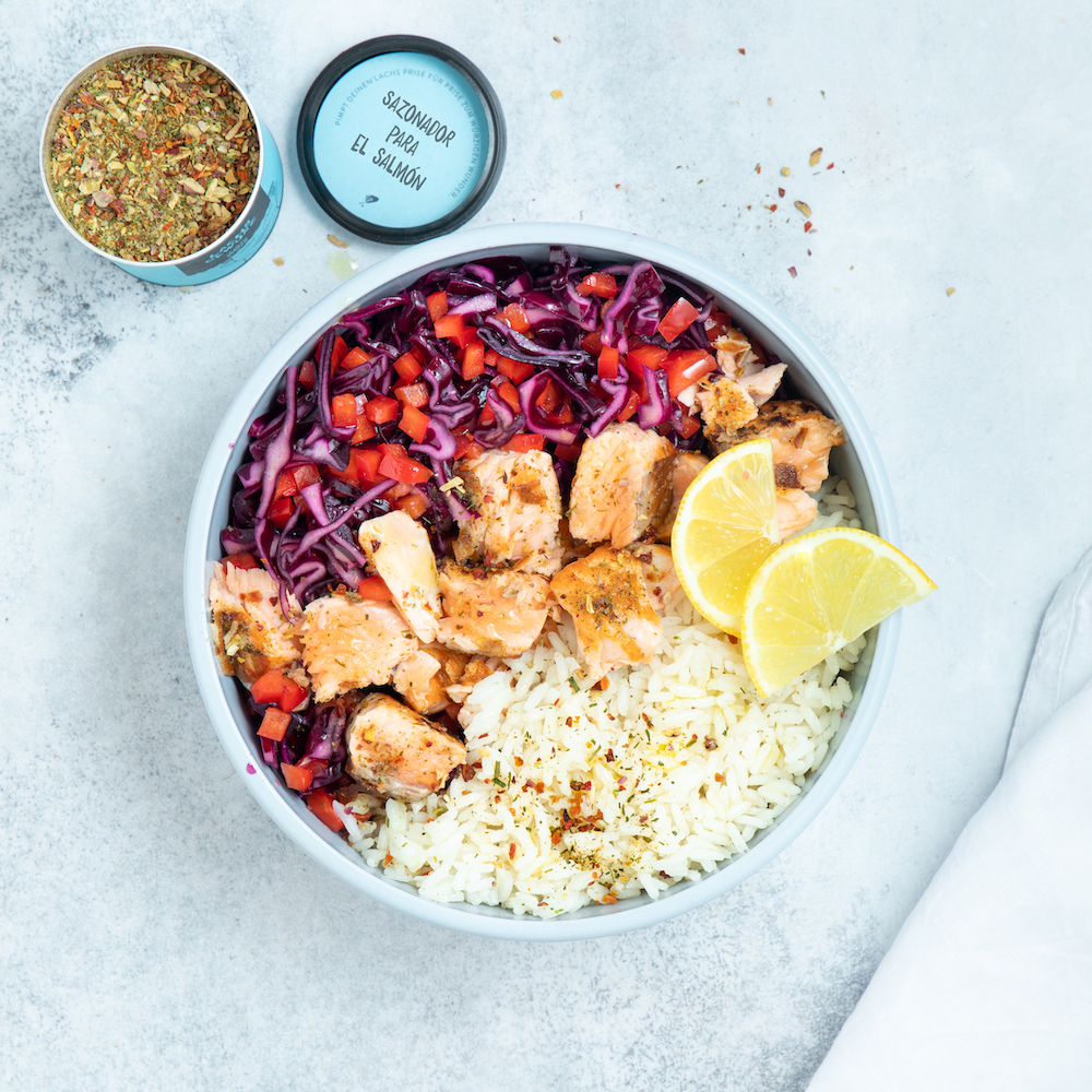 Bowl de salmón