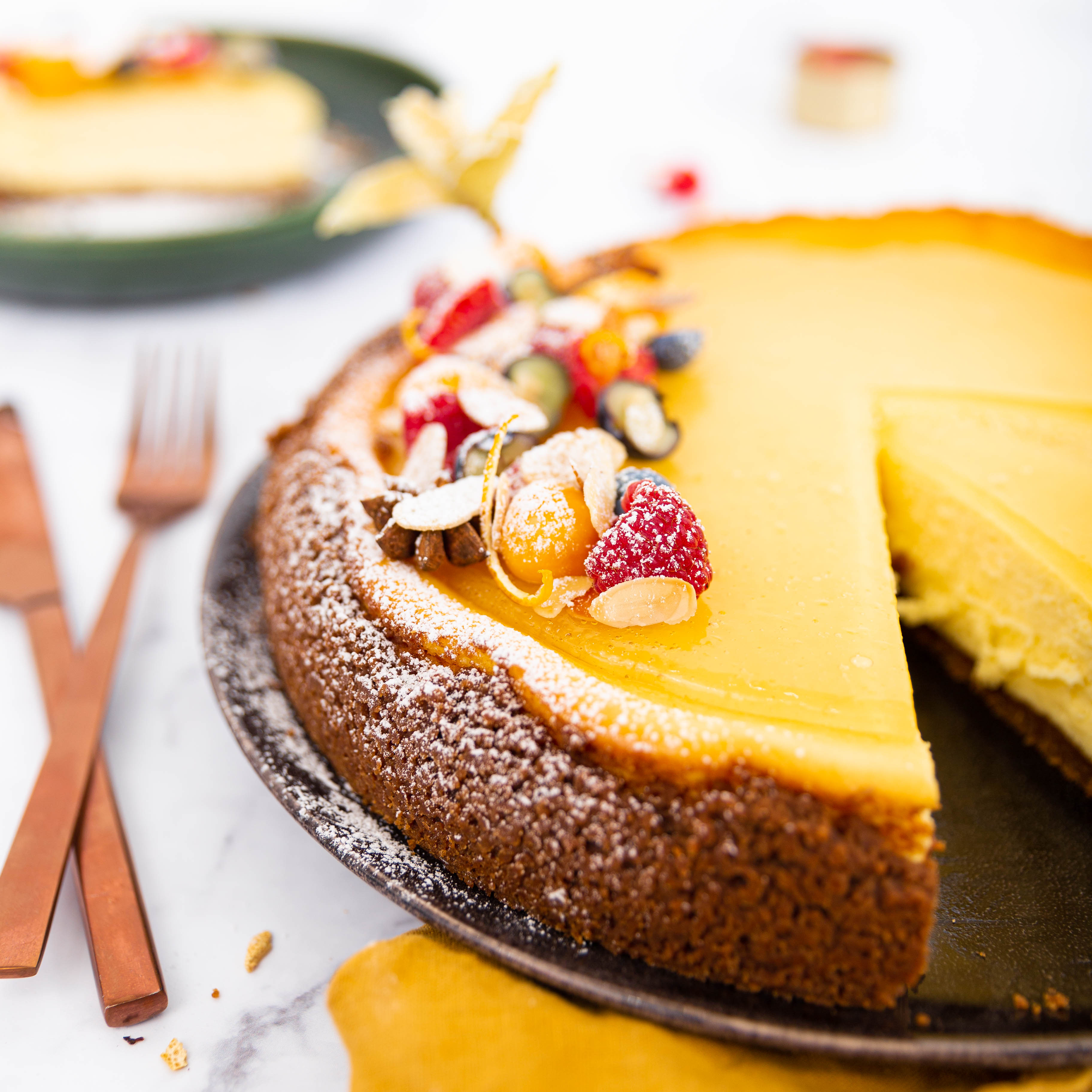 Tarta de queso con Spéculoos