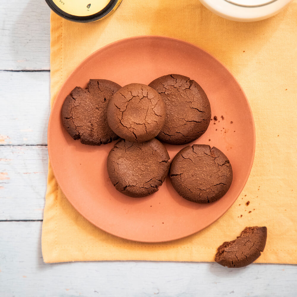 Galletas de chocolate en freidora de aire