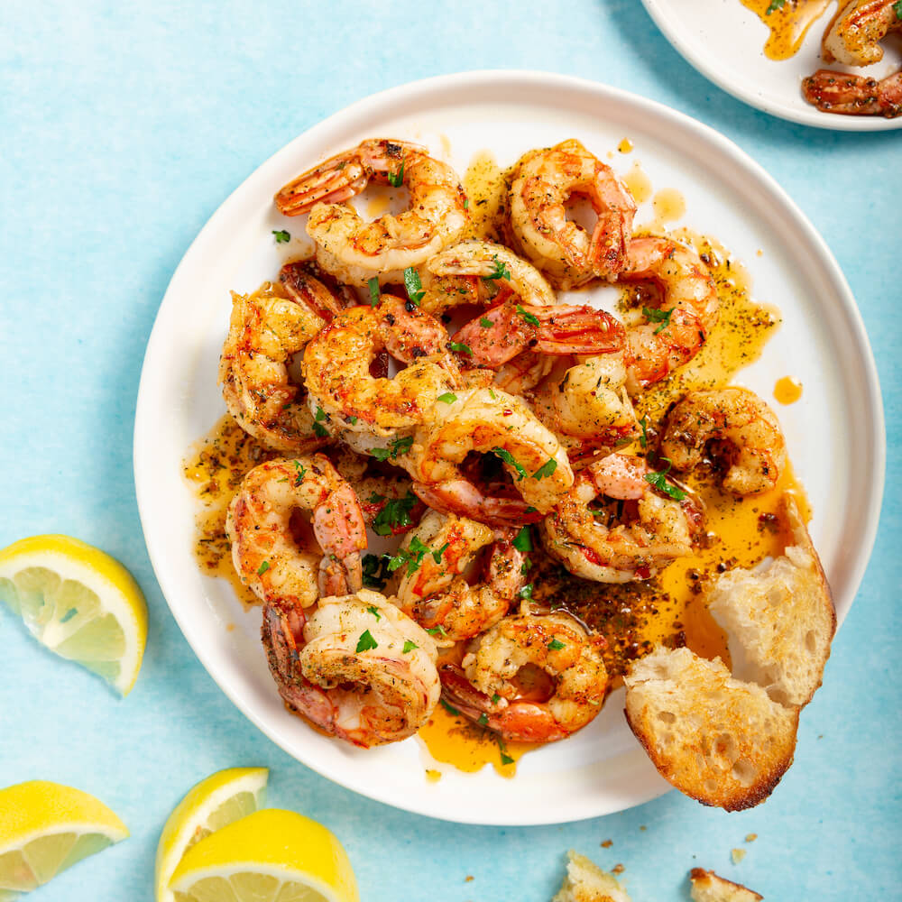 Deliciosas gambas al limón y ajo en freidora de aire: una receta irresistible 4 Moncloa Siempre recuerda la sal