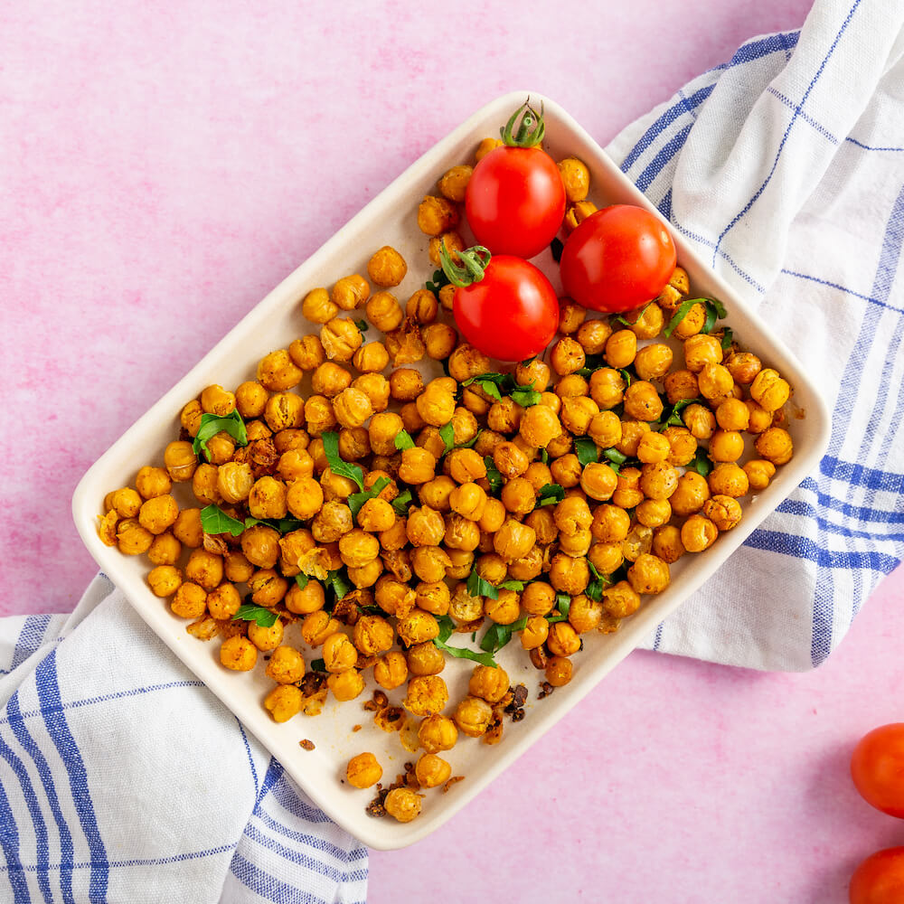 Garbanzos tostados al curry Receta JUST SPICES