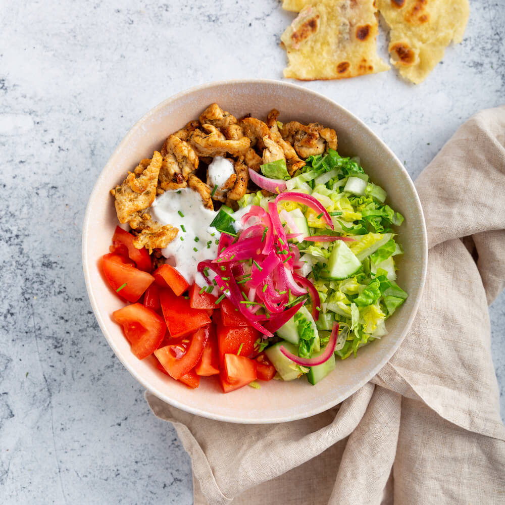 Gyros bowl Receta JUST SPICES