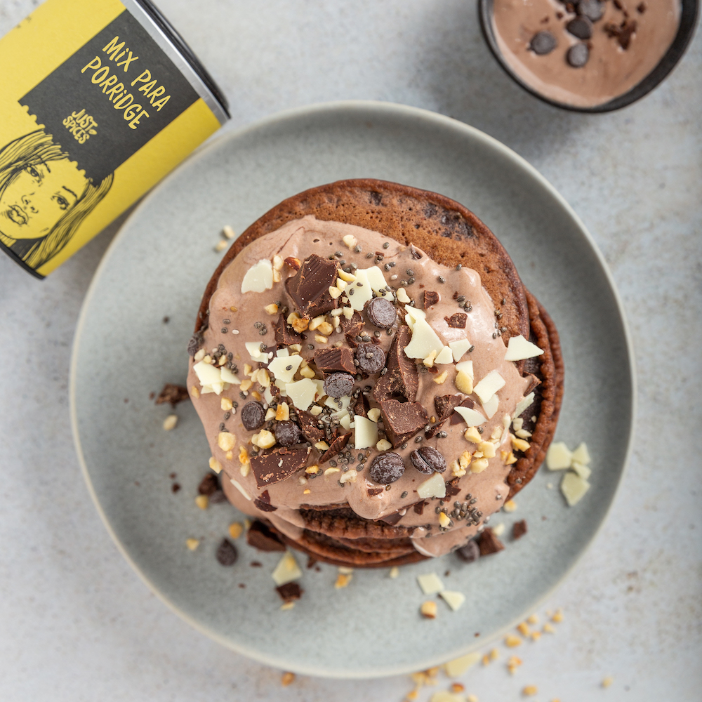 Tortitas de chocolate veganas