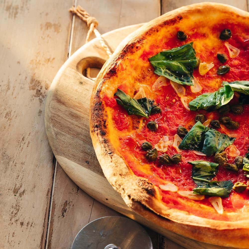 Pizza marinara Receta JUST SPICES