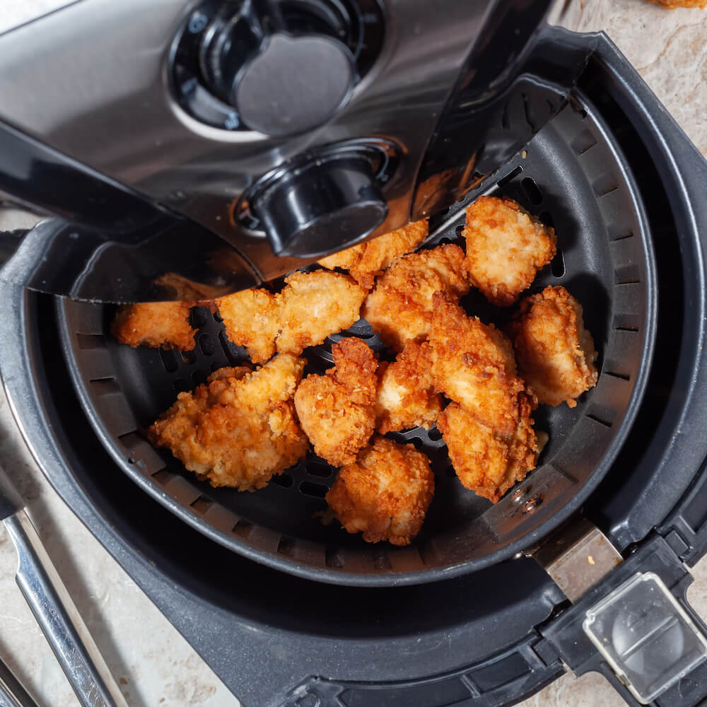 Pollo frito en freidora de aire, Receta