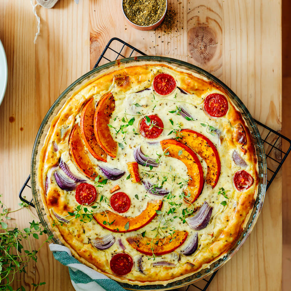 Quiche de calabaza
