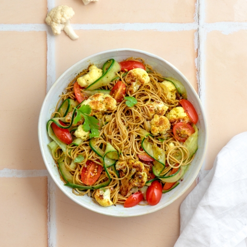 Ensalada asiática de fideos