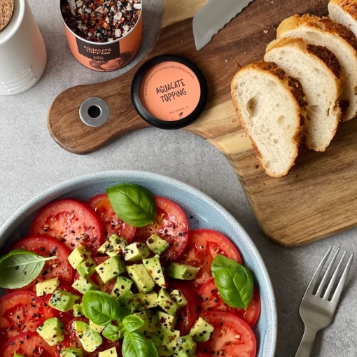 Ensalada de tomate y aguacate