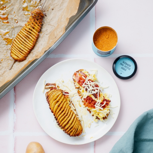 Sándwich de patata para el desayuno