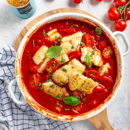 Bacalao con tomate
