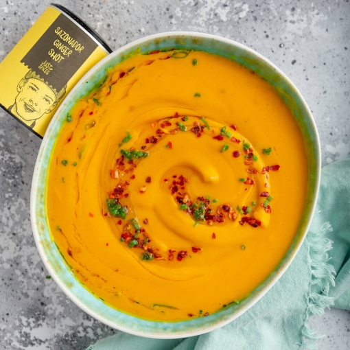 Crema de zanahoria y jengibre