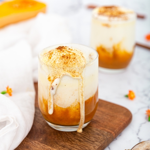 Pumpkin pie iced latte