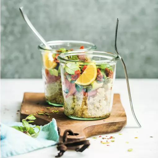 Ensalada de quinoa y tomates secos