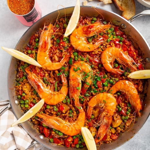 Paella de marisco