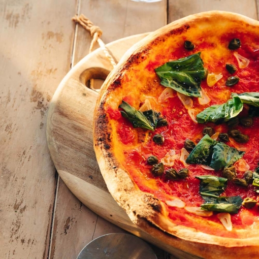 Pizza marinara Receta JUST SPICES