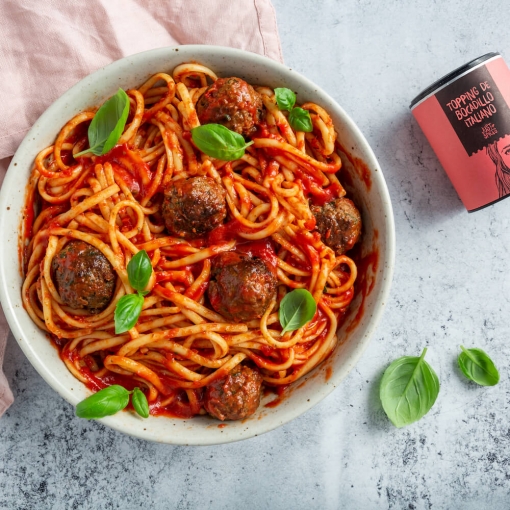 Espaguetis con albóndigas en salsa | Receta | JUST SPICES ®