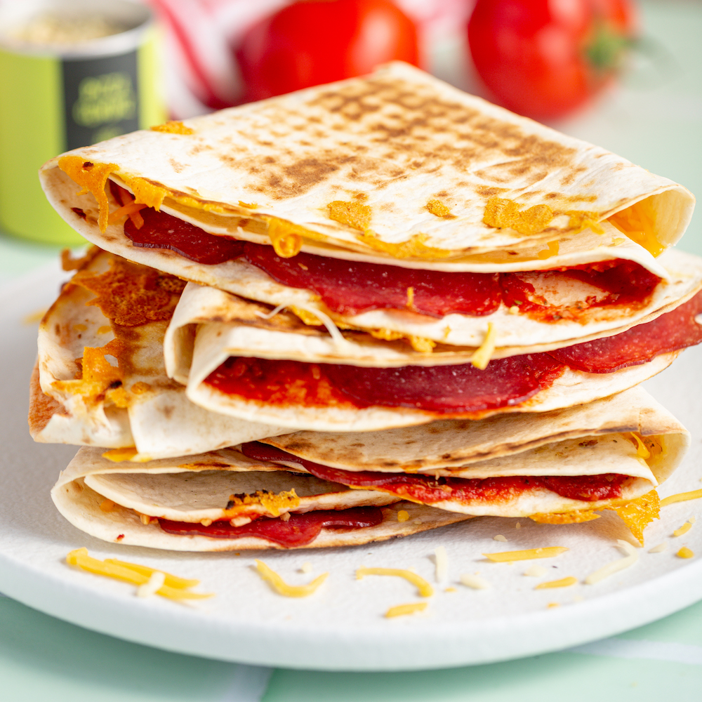 Wrap de pizza Receta JUST SPICES