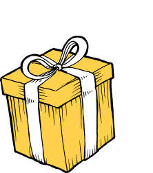 geschenke mit sternen