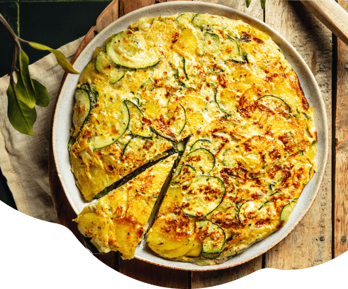 Tortilla de calabacín