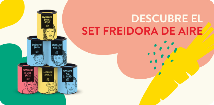 set freidora de aire