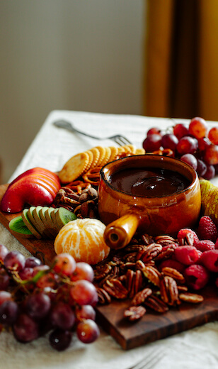 fondue de chocolate