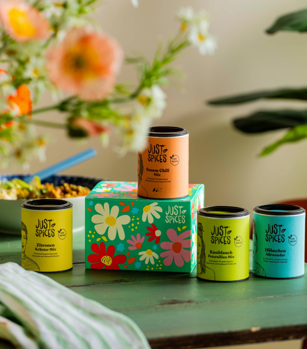 Just Spices - Blumen Gewürzbox